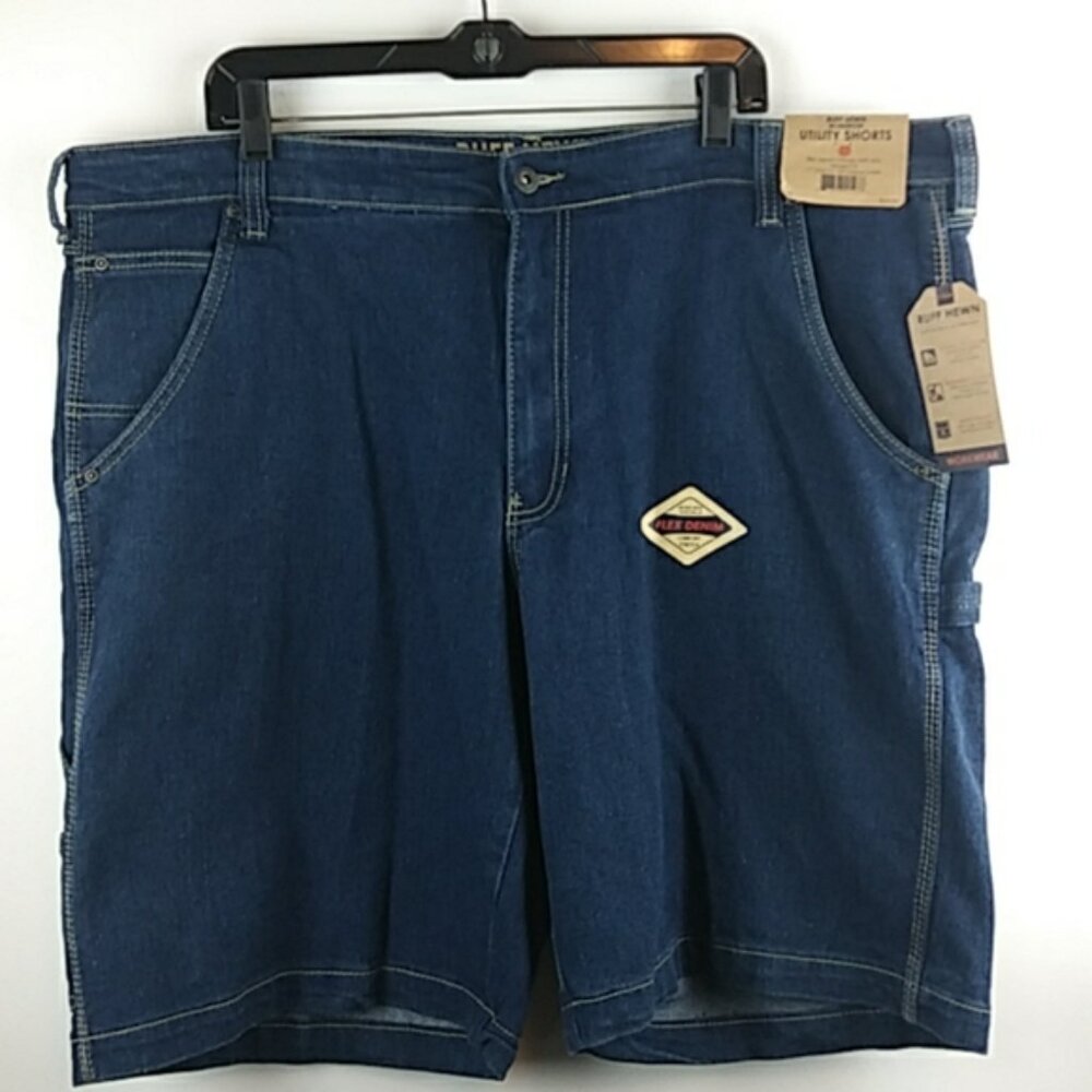 Ruff Hewn Denim Utility Shorts Workwear